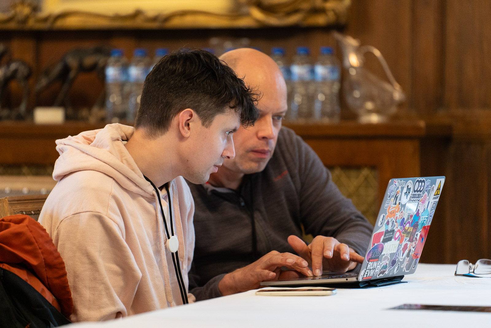 Meno Abels and Steven Vendevelde at the UCAN workshop